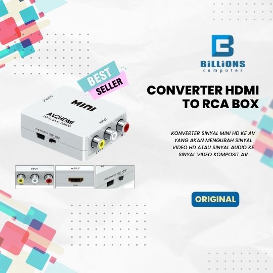 CONVERTER HDMI TO RCA BOX