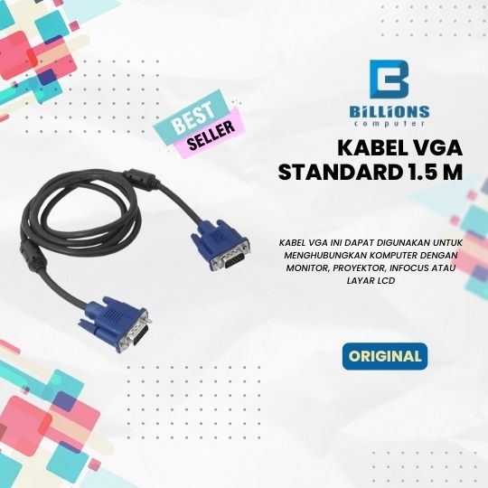 KABEL VGA STANDARD 1.5 M