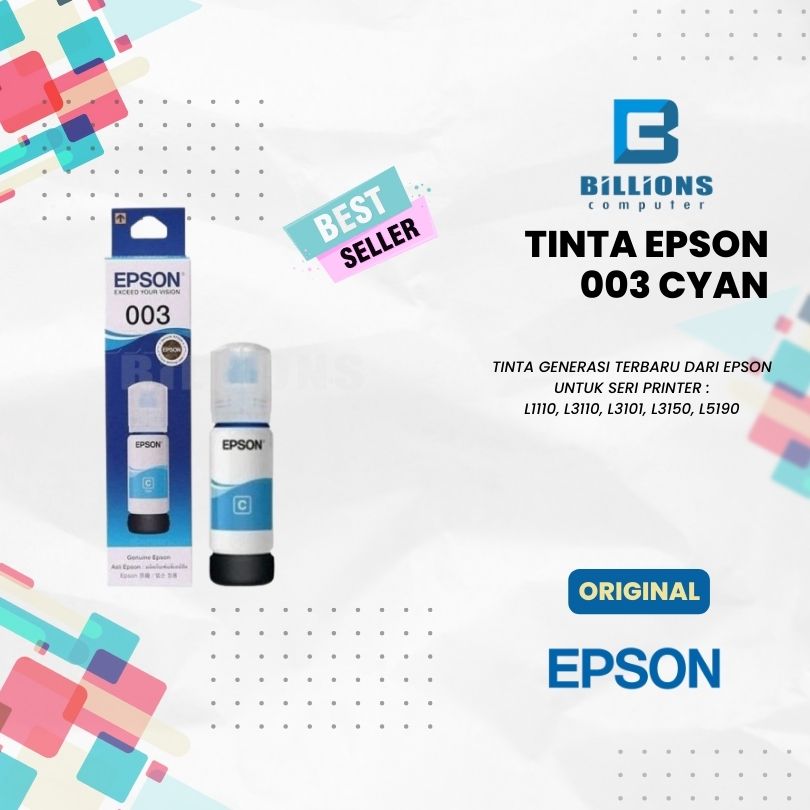 TINTA EPSON 003 CYAN