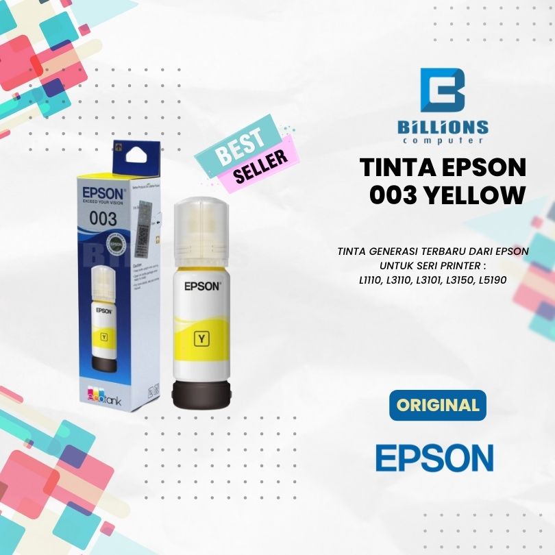 TINTA EPSON 003 YELLOW