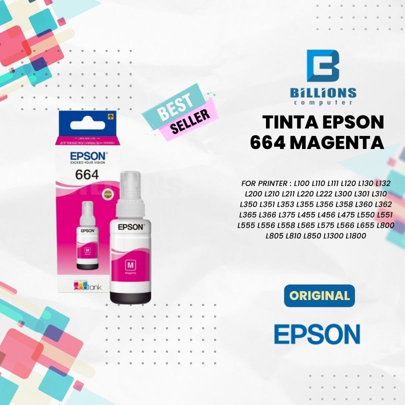 TINTA EPSON 664 MAGENTA