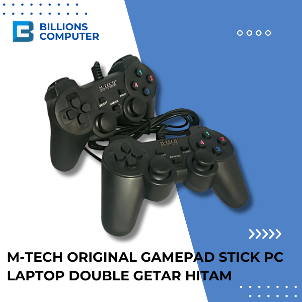 Game Pad Double Getar Black