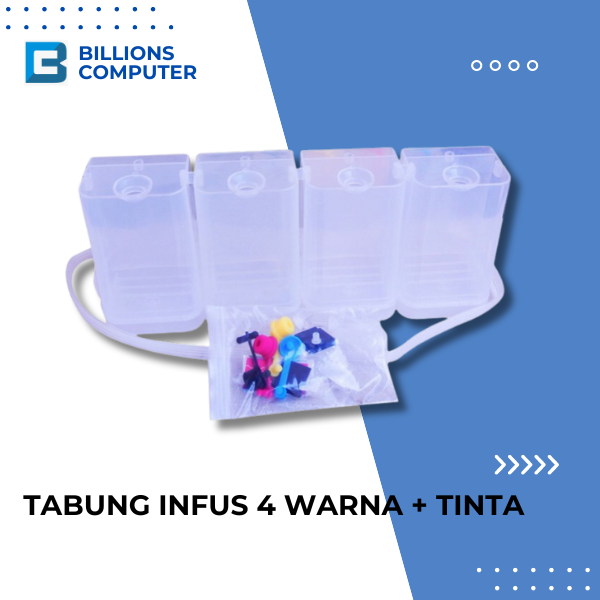 Tabung Infus 4 Warna + Tinta