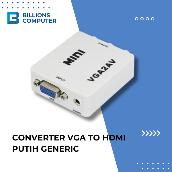 Converter VGA to HDMI Putih Generic