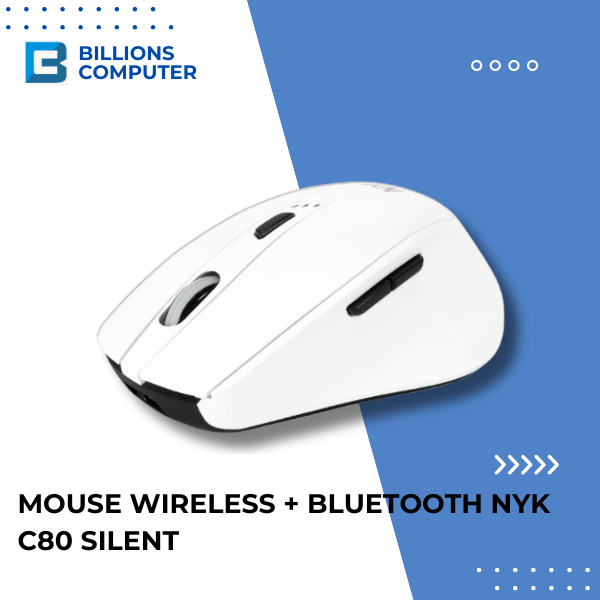 Mouse Wireless + Bluetooth NYK C80 Silent