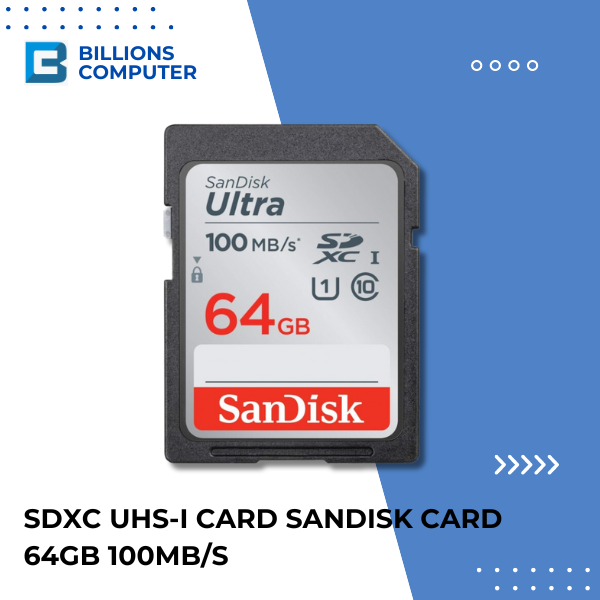 SDXC UHS-I Card Sandisk Card 64GB 100MB/s