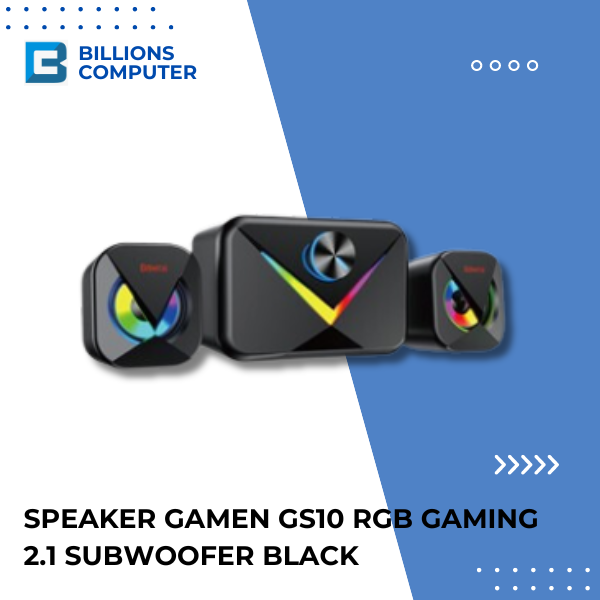 Speaker Gamen GS10 RGB Gaming 2.1 Subwoofer Black