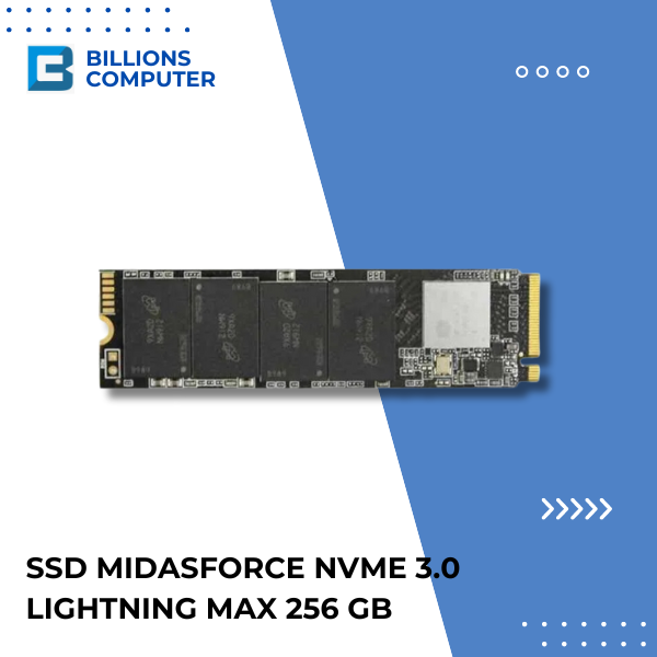 SSD Midasforce NVME 3.0 Lightning Max 256 GB